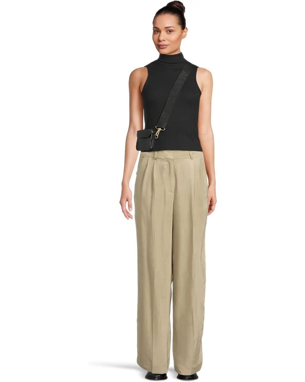 AllSaints $279 Averie Ten Trouser Wide Leg Pants Sage Green 4 NWT
